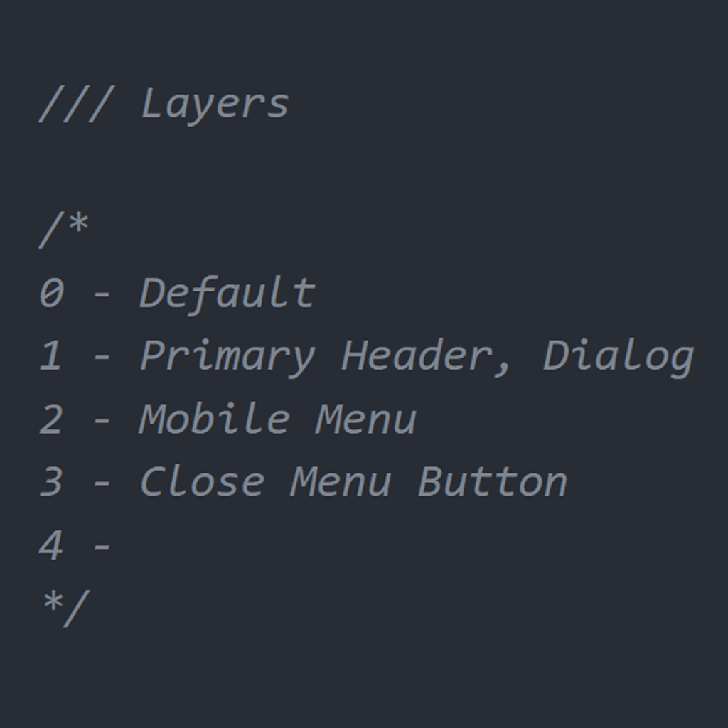 Document Your Layers
