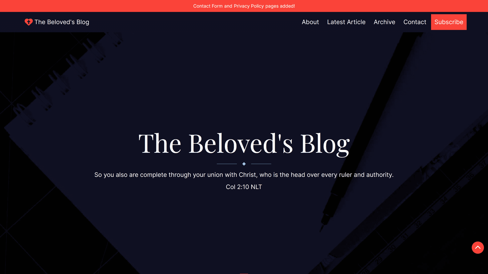 The Beloved's Blog